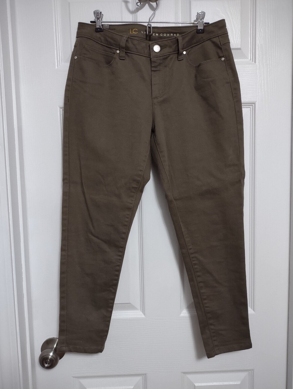 Lower Price!*Dark Green Skinny Ankle Pants(10)*
